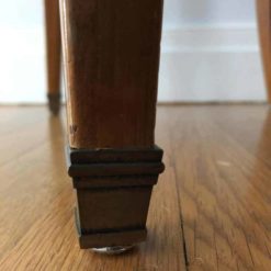 Set of four Biedermeier Chairs- detail of foot- styylish