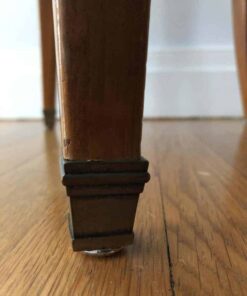 Set of four Biedermeier Chairs- detail of foot- styylish