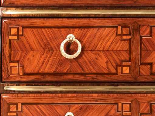 Antique Louis XVI Dresser- marquetry detail- styylish