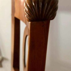 Set of four Biedermeier Chairs- detail of carving- styylish