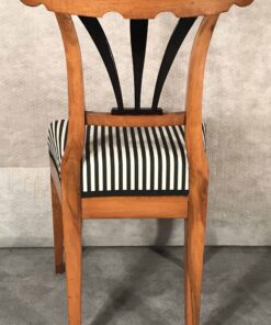 Six Biedermeier Chairs- back- styylish