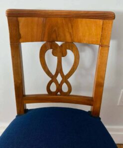 Set of four Biedermeier Chairs- seat back- styylish