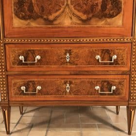 Antique Secretary Desk with Drop Front, France 1780