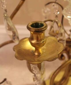 Cut Glass Candelabrum- candleholder- styylish