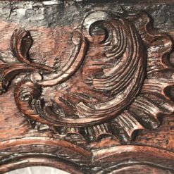 Baroque Side Table- detail of carved rocaille- styylish