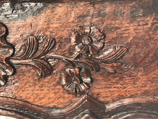 Baroque Side Table- detail of carving- styylish