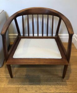 Mid Century Modern lounge chair- view without cushions- styylish