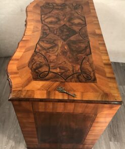 Baroque furniture- view of top and side of a chest- styylish