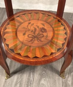 Antique side table- lower shelf- styylish