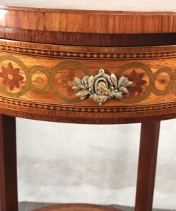 Antique side table- front view of drawer- styylish
