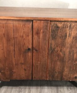 Biedermeier walnut chest- back view- styylish