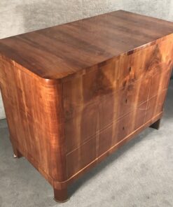 Biedermeier chest of drawers cherry- three quarter view- styylish