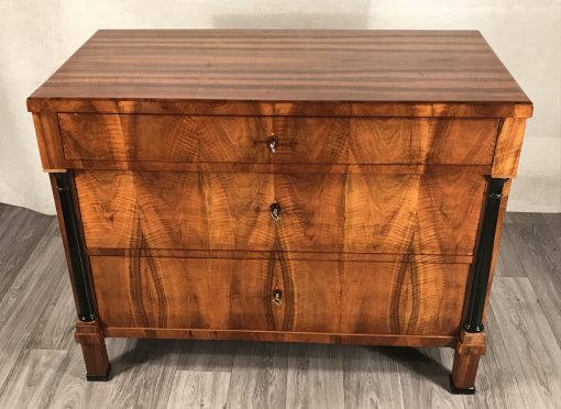 Biedermeier walnut chest- front- styylish