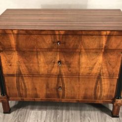 Biedermeier walnut chest- front- styylish