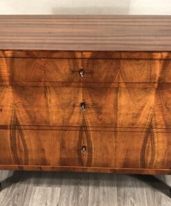 Biedermeier walnut chest- front- styylish