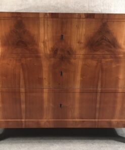 Biedermeier chest of drawers cherry- front view- styylish