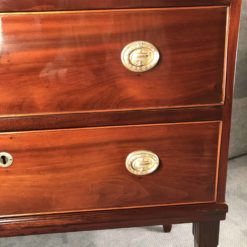 Neoclassical commode- detail with brass fittings- styylish