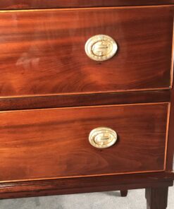Neoclassical commode- detail with brass fittings- styylish