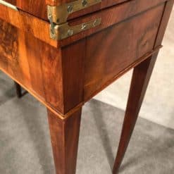 Biedermeier game table- corner view- styylish