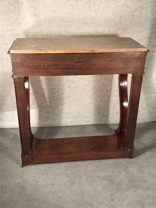 Console table mahogany- back view- styylish