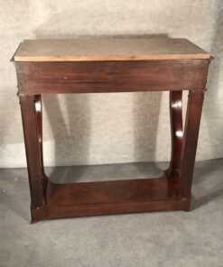 Console table mahogany- back view- styylish