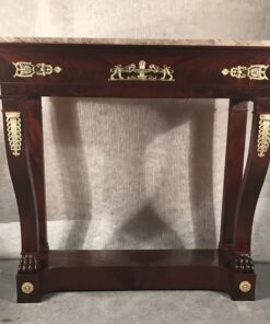 Console table mahogany- front view- styylish