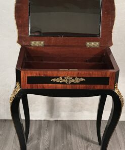 Second Empire Side table- interior with mirror- styylish