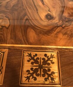 Baroque Center Table- Detail of Intarsia- styylish