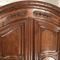 Antique armoire- curved cornice- styylish