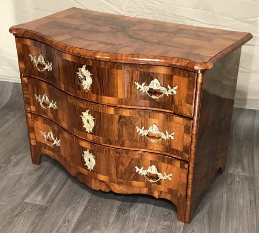 18th century Chest of Drawers- three-quarter view- styylish