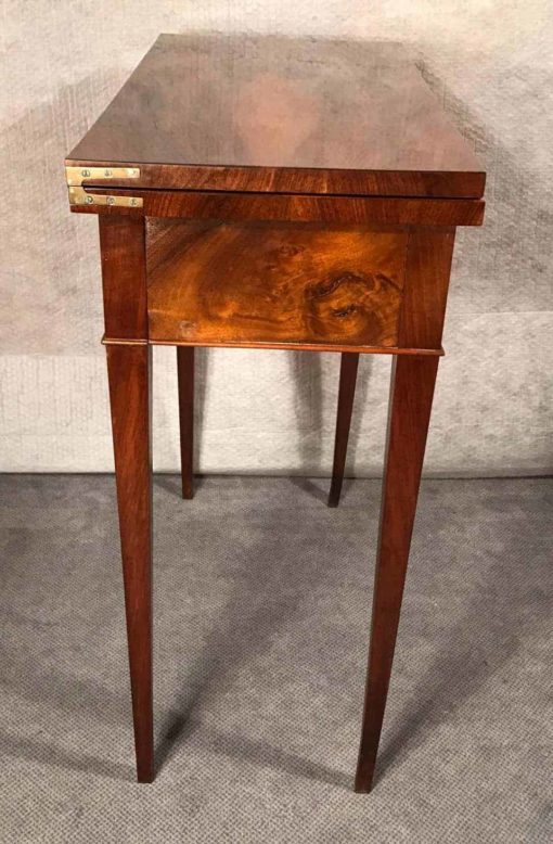 Biedermeier game table- side view- styylish