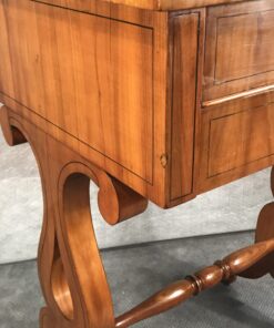 Biedermeier Sewing Table- three quarter view- styylish