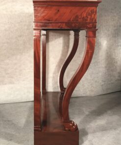Console table mahogany- side view- styylish