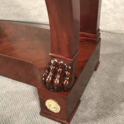 Console Table mahogany- lion claw foot- styylish