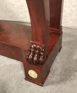 Console Table mahogany- lion claw foot- styylish