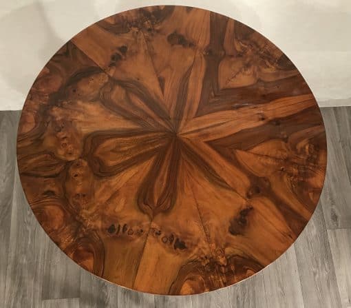 Round Biedermeier Table- top view- styylish