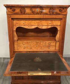 Drop front secretary desk- detail of the interior- styylish