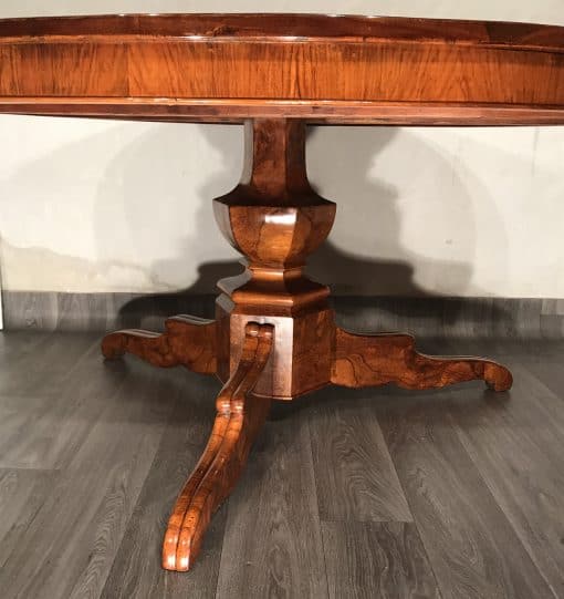 Biedermeier Dining table- side view- styylish