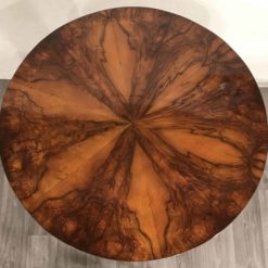 Biedermeier walnut table- top view- styylish