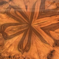 round Biedermeier Table- detail of the top- styylish