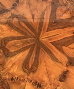round Biedermeier Table- detail of the top- styylish