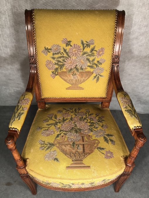 Antique armchairs- view of one chair- styylish