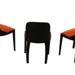 Art Deco Dining Chairs- group of chairs- back view- Styylish