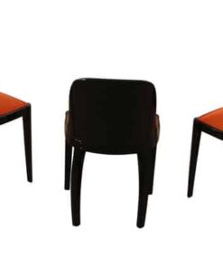 Art Deco Dining Chairs- group of chairs- back view- Styylish