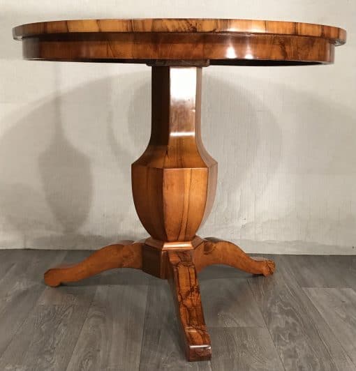 Round Biedermeier Table- side view- styylish