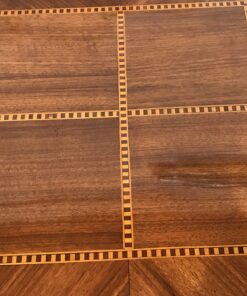 Antique walnut dresser- detail of the top- styylish