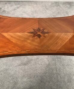 Biedermeier desk- detail of shelf- styylish