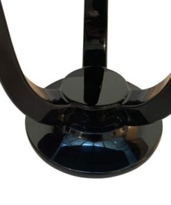 Three-Legged Art Deco Style Guéridon / Side Table, Black Lacquer