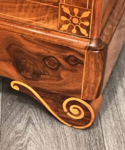 Drop front secretary desk- detail of the front foot- styylish