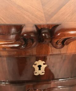 Antique walnut dresser- detail of the carving- styylish
